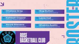Rose BC Chelsea Gray (P) Kahleah Copper (P) Azurá Stevens Sug Sutton Lexie Hull Shakira Austin